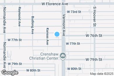 Map image of the property - 1021 W 77th St