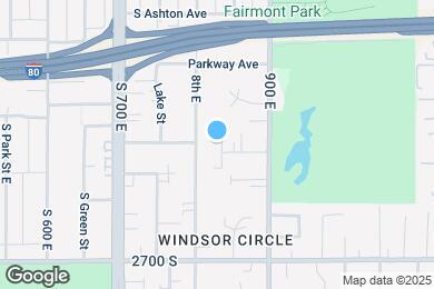 Map image of the property - 829 E Stratford Ave