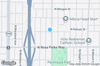 Map image of the property - 812 N Dekum St