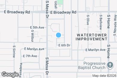 Map image of the property - 535 S Udall