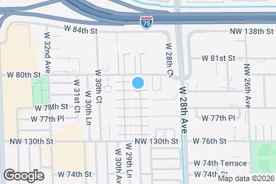 Map image of the property - 7880 W 29th Way