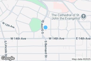 Map image of the property - 317 W 13th Ave