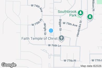 Map image of the property - 7600 Whitcomb St