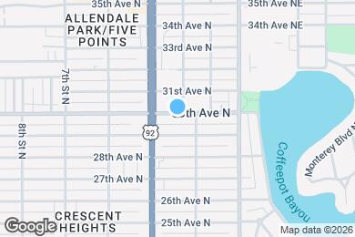 Map image of the property - 232 30th Ave N