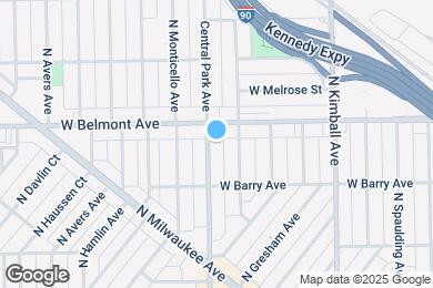 Map image of the property - 3141 N Central Park Ave