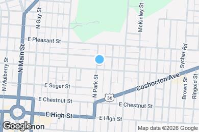 Map image of the property - 301 E Hamtramck St