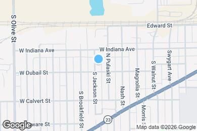 Map image of the property - 1630 S Jackson St