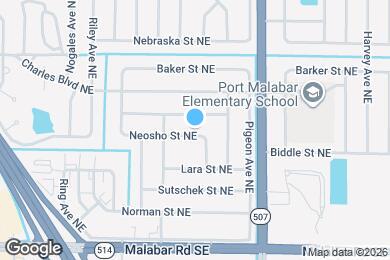 Map image of the property - 1581 Neosho St NE