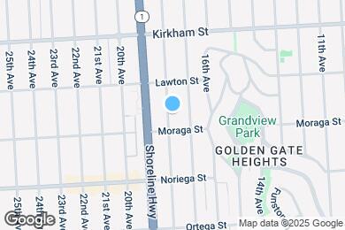 Map image of the property - 1668 18th Ave