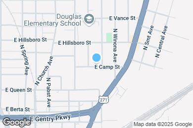Map image of the property - 716 E Camp St