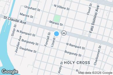 Map image of the property - 1019 Lizardi St