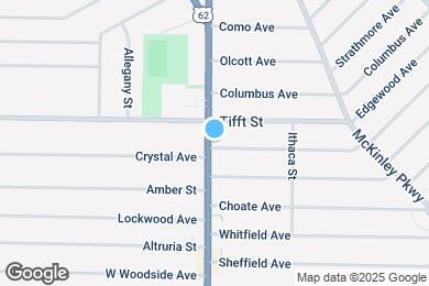 Map image of the property - 1928 S Park Ave
