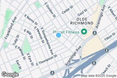 Map image of the property - 2537 E Norris St