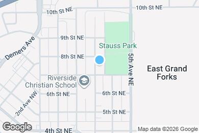 Map image of the property - 710 3rd Ave NE