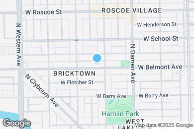 Map image of the property - 2114 W Belmont Ave