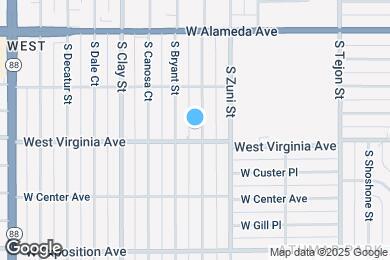 Map image of the property - 465 S Alcott St