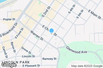 Map image of the property - 327 E Cherry St