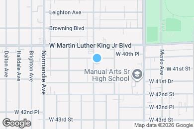 Map image of the property - 4062 S Budlong Ave