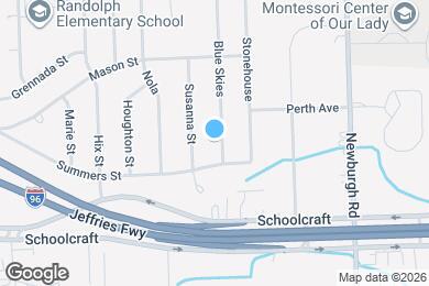 Map image of the property - 14103 Blue Skies St