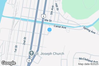 Map image of the property - 1004 5th Ave