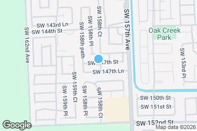 Map image of the property - 15834 SW 147th St