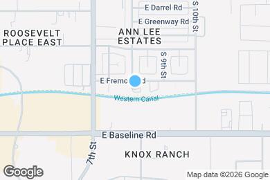 Map image of the property - 7213 S 8th St