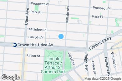 Map image of the property - 1526 Lincoln Pl