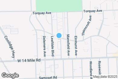 Map image of the property - 4915 Briarwood Ave