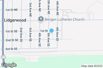 Map image of the property - 109 5th Ave SE