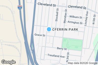 Map image of the property - 707 N 2nd St