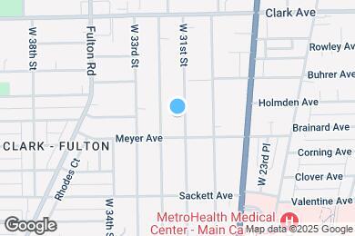 Map image of the property - 3230 W 31st St