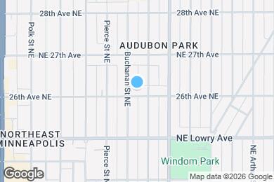Map image of the property - 1411 26th Ave NE