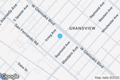 Map image of the property - 1050 Thompson Ave