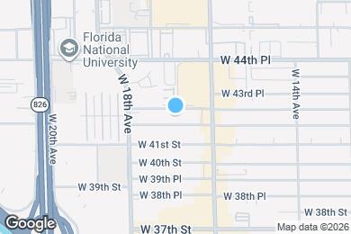 Map image of the property - 1695 W 42nd St