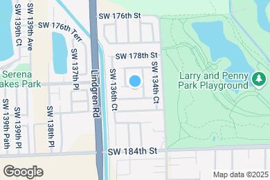 Map image of the property - 13530 SW 180th Terrace