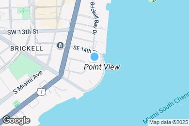 Map image of the property - 1408 Brickell Bay Dr
