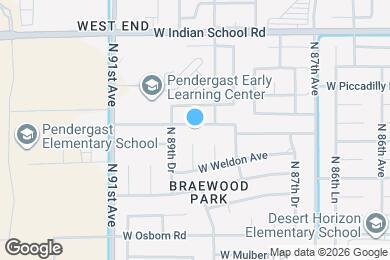 Map image of the property - 8917 W Indianola Ave