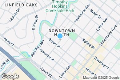 Map image of the property - 323 Hawthorne Ave