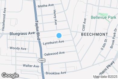 Map image of the property - 1035 Lynnhurst Ave