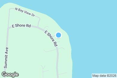 Map image of the property - 1058 E Shore Rd