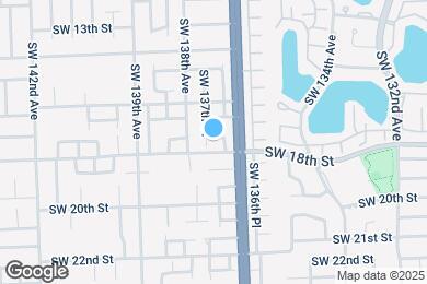 Map image of the property - 13770 SW 17th Terrace