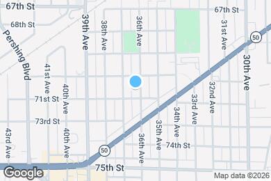 Map image of the property - 7020 36th Ave