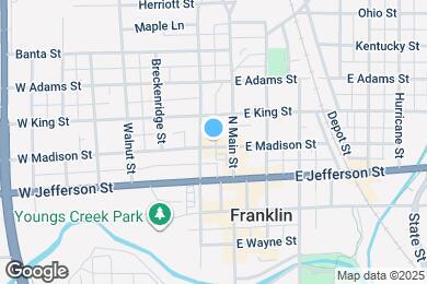 Map image of the property - 50 W Madison St