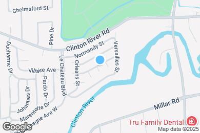 Map image of the property - 16220 Frontenac Ave