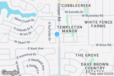 Map image of the property - 1115 S Tiago Dr