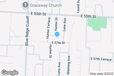 Map image of the property - 8923 E 56 Terrace