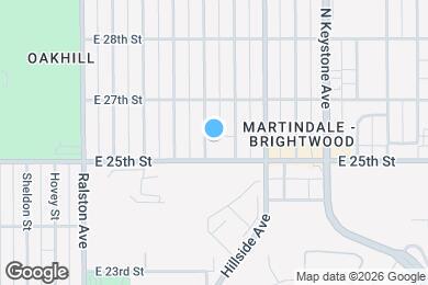 Map image of the property - 2519 Baltimore Ave