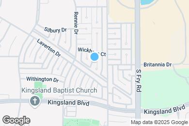 Map image of the property - 614 Sancroft Ct