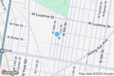 Map image of the property - 3833 N Delhi St