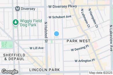 Map image of the property - 722 W Wrightwood Ave
